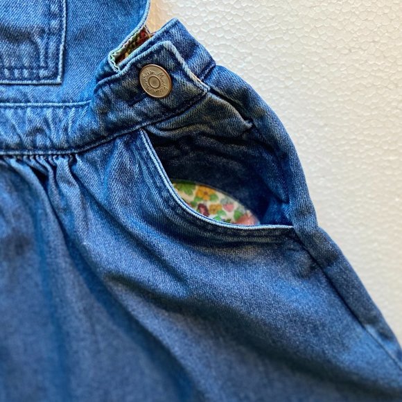 *SOLD* NWT Mini Boden Denim Jumper 3/4Y - Picture 4 of 6